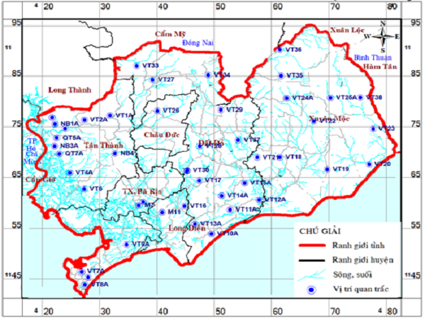 Vận hành mạng quan trắc nước dưới đất tỉnh Bà Rịa – Vũng Tàu giai đoạn 2020 - 2022